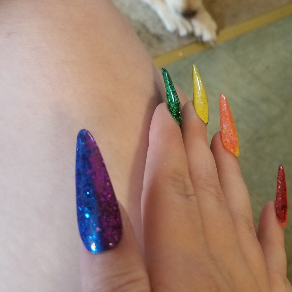 Custome Pride Nails - Picture 4 of 4